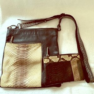 Elisabeth Weinstock Python Leather Bag & Wallet